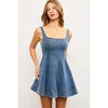 Flare Denim Dress