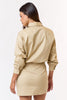 Khaki Mini Dress