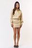 Khaki Mini Dress