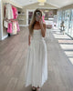 Eyelet Lace Midi Dress