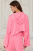 Pink Haze Hoodie Crop