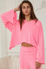 Pink Haze Hoodie Crop