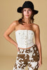 Kaylani Denim Corset Top