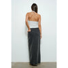 Black Denim Maxi Skirt