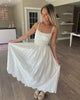Eyelet Lace Midi Dress