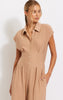 Ribbed Cut Out Back Jumpsuit