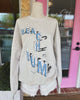 Beach Bum Grey Pullover