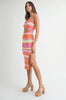 Multi Striped Midi Dress
