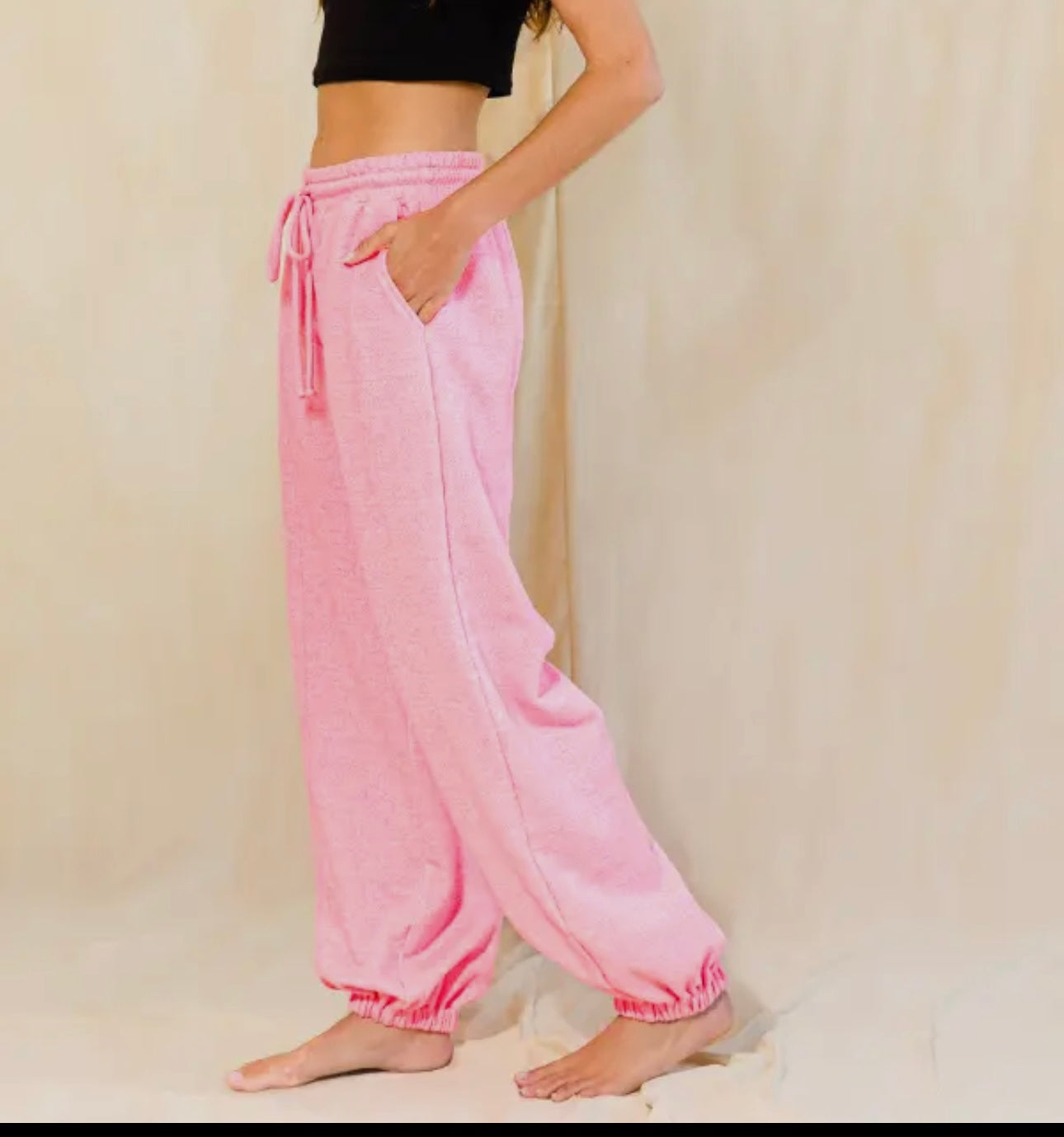 Neon Pink Joggers