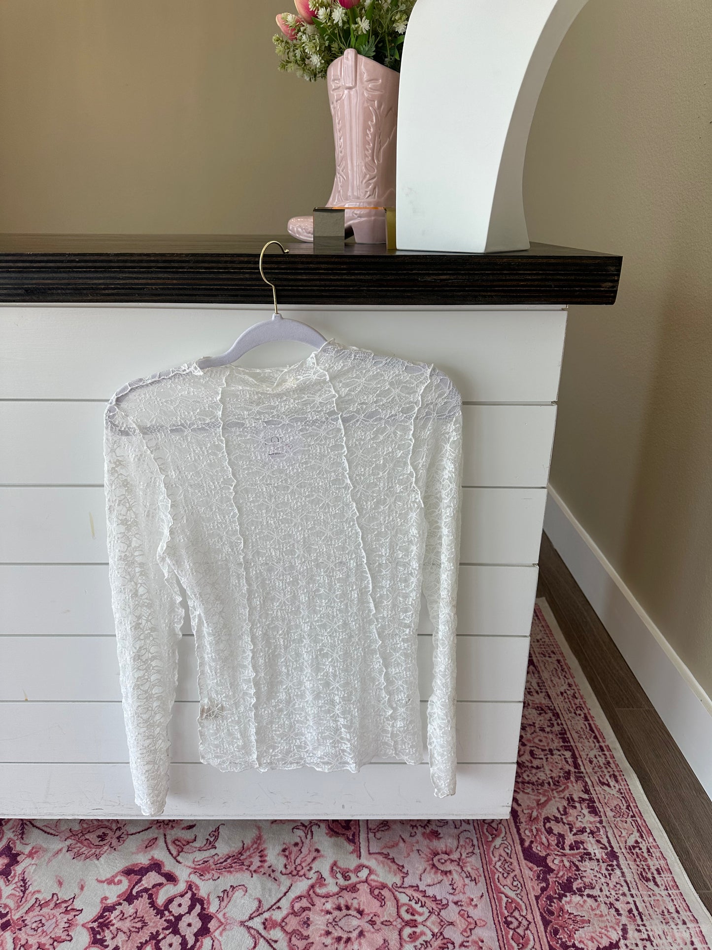 Sheer Lace Top