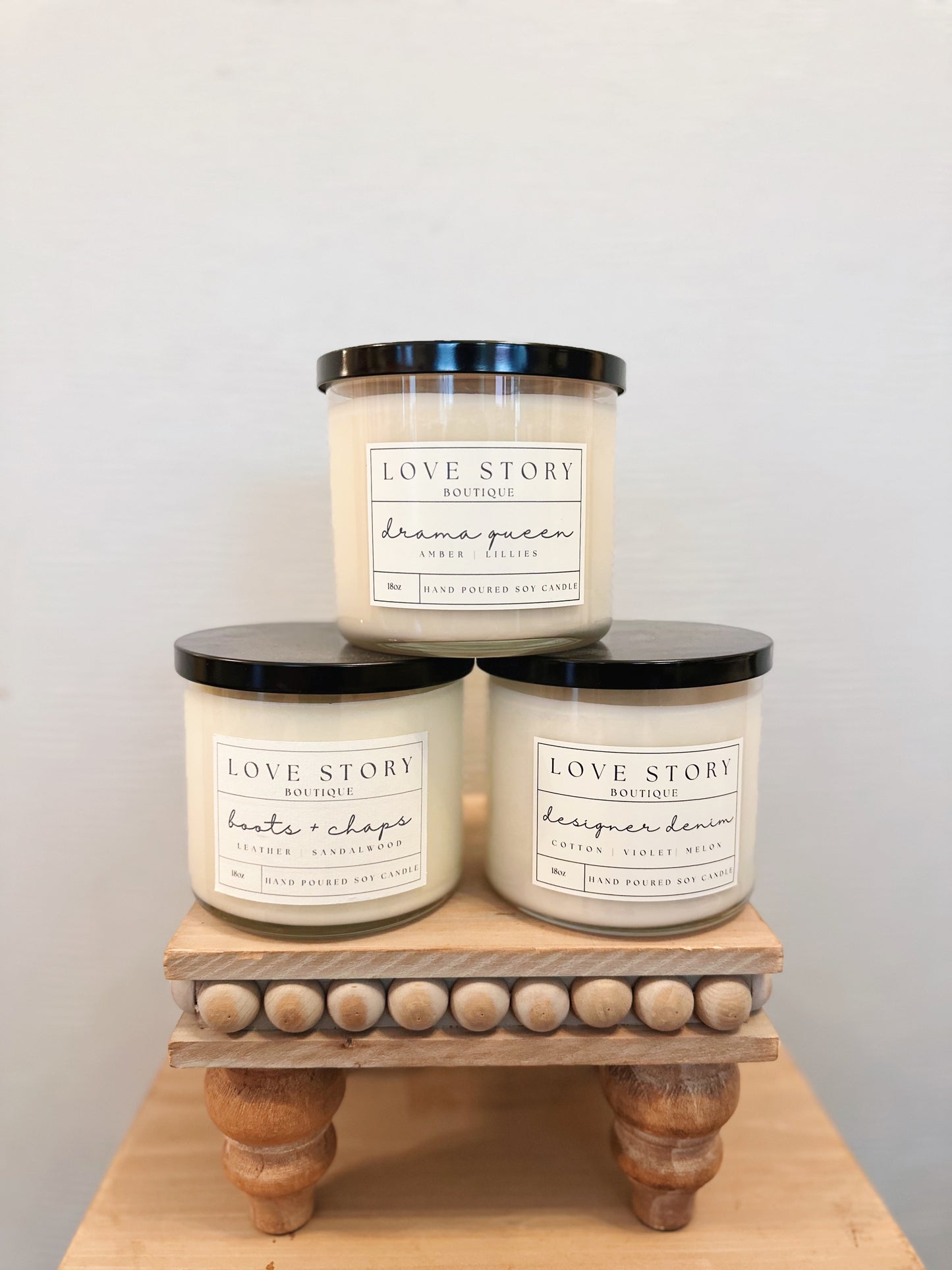 18OZ LOVE STORY CANDLES