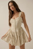 Flora Corset Romper Dress