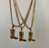 Cowgirl Boot Necklace