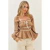 Babydoll Blouse with Bow