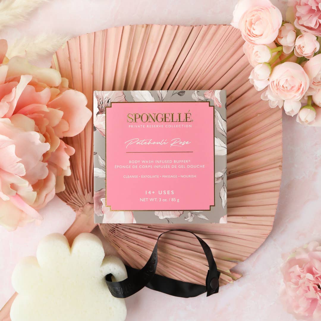Spongelle: Patchouli Rose Boxed Flower
